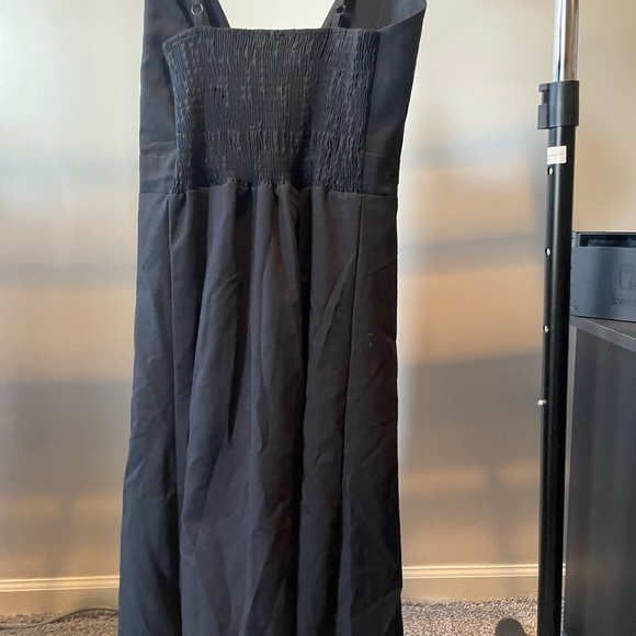 Black dress with front tie - Picture 3 of 3